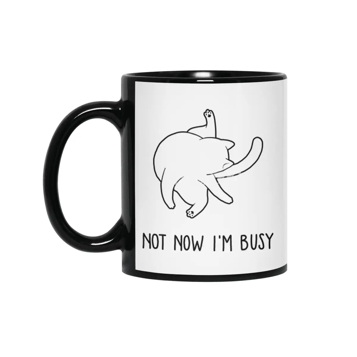 BUSYCAT Siyah Kupa