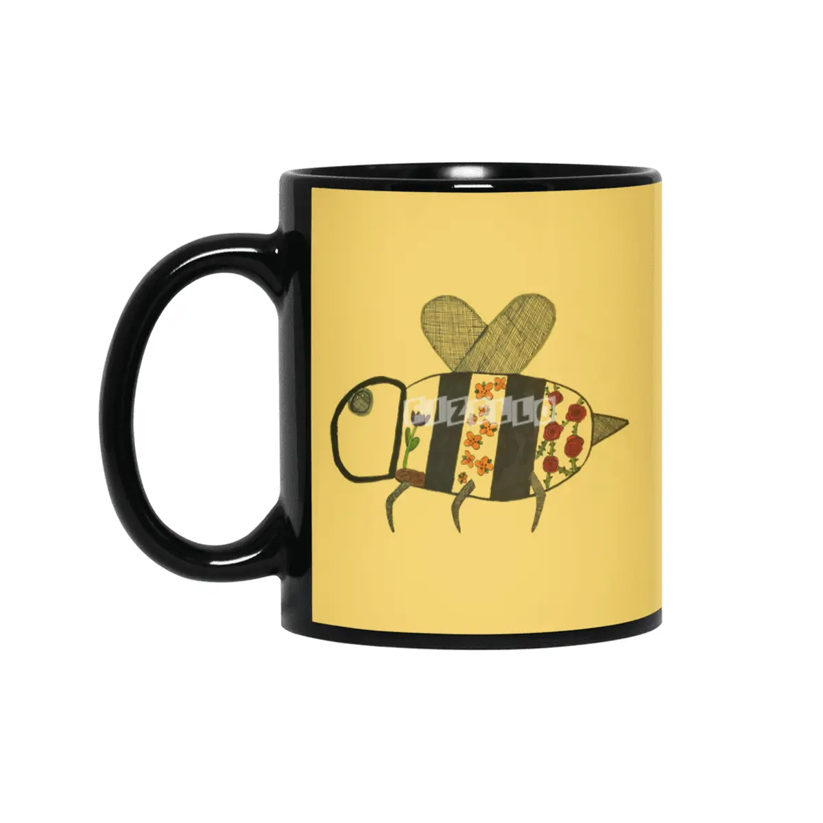 A Busy Pollinator by Ben A. Siyah Kupa