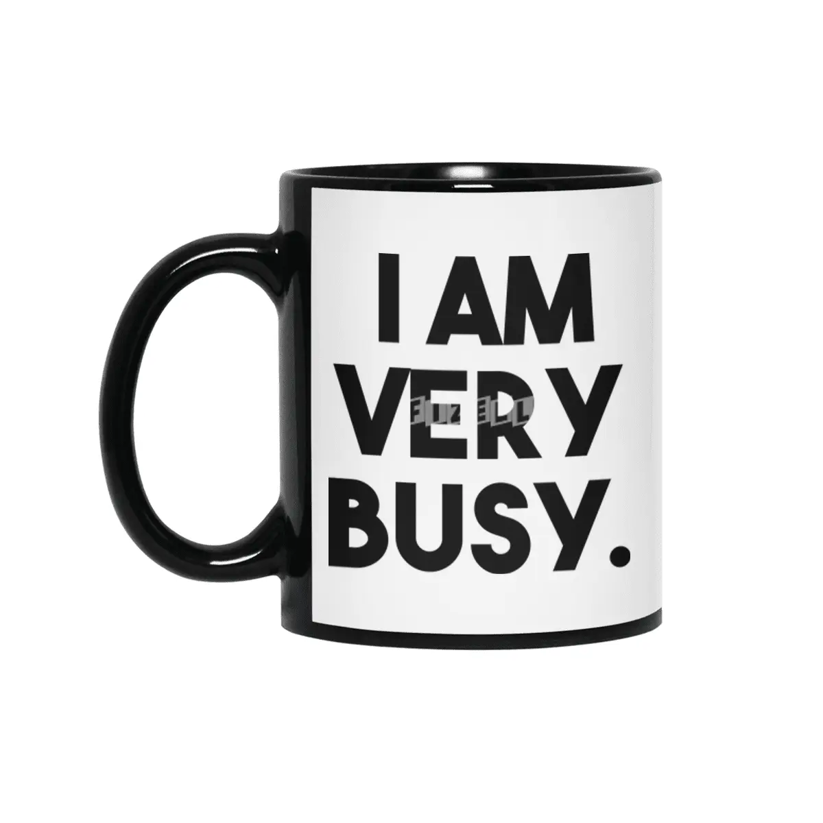 I Am Very Busy Siyah Kupa