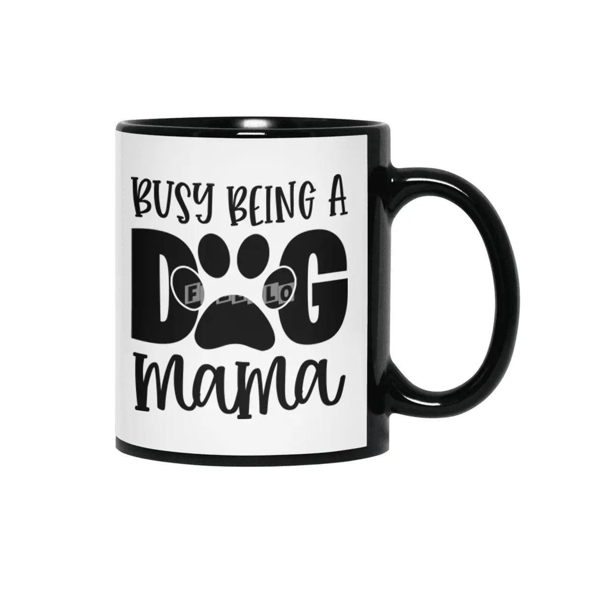 Busy Being a Dog Mama Siyah Kupa