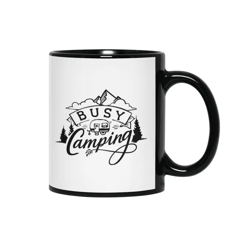 Busy Camping Siyah Kupa
