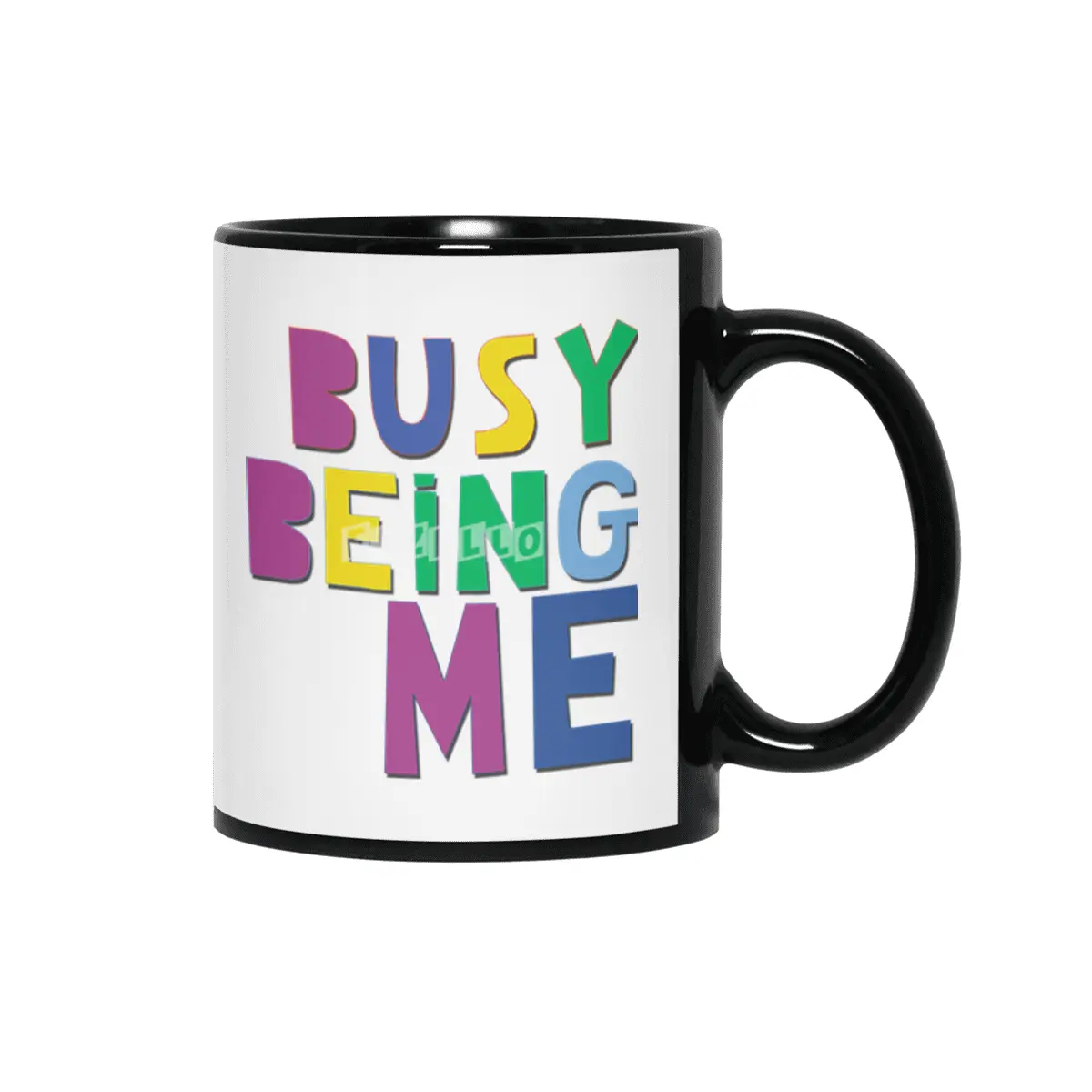 Busy Being Me Siyah Kupa