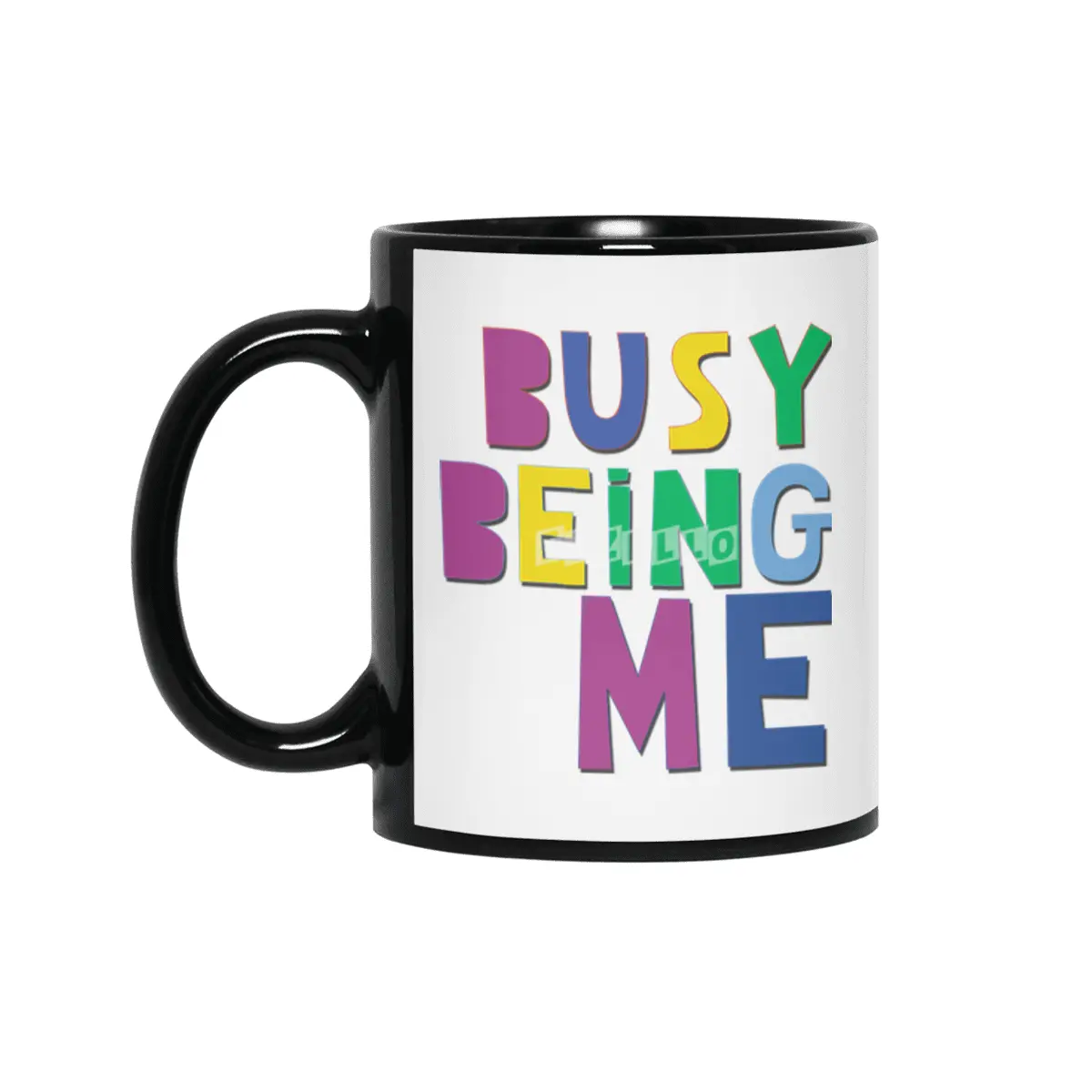 Busy Being Me Siyah Kupa