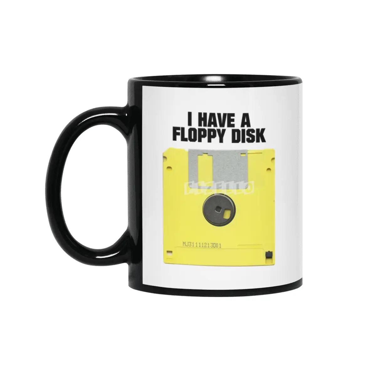 I Have a Floppy Disk Siyah Kupa