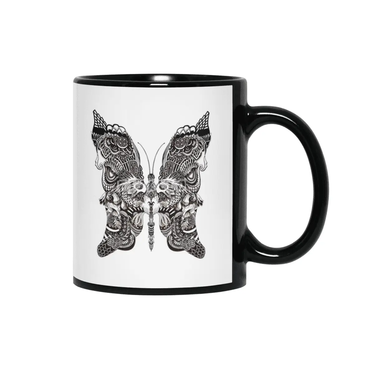 Butterfly Siyah Kupa