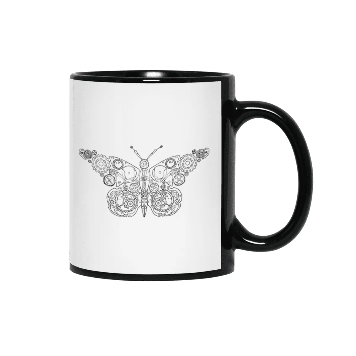 gear butterfly Siyah Kupa