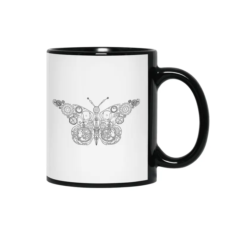 gear butterfly Siyah Kupa