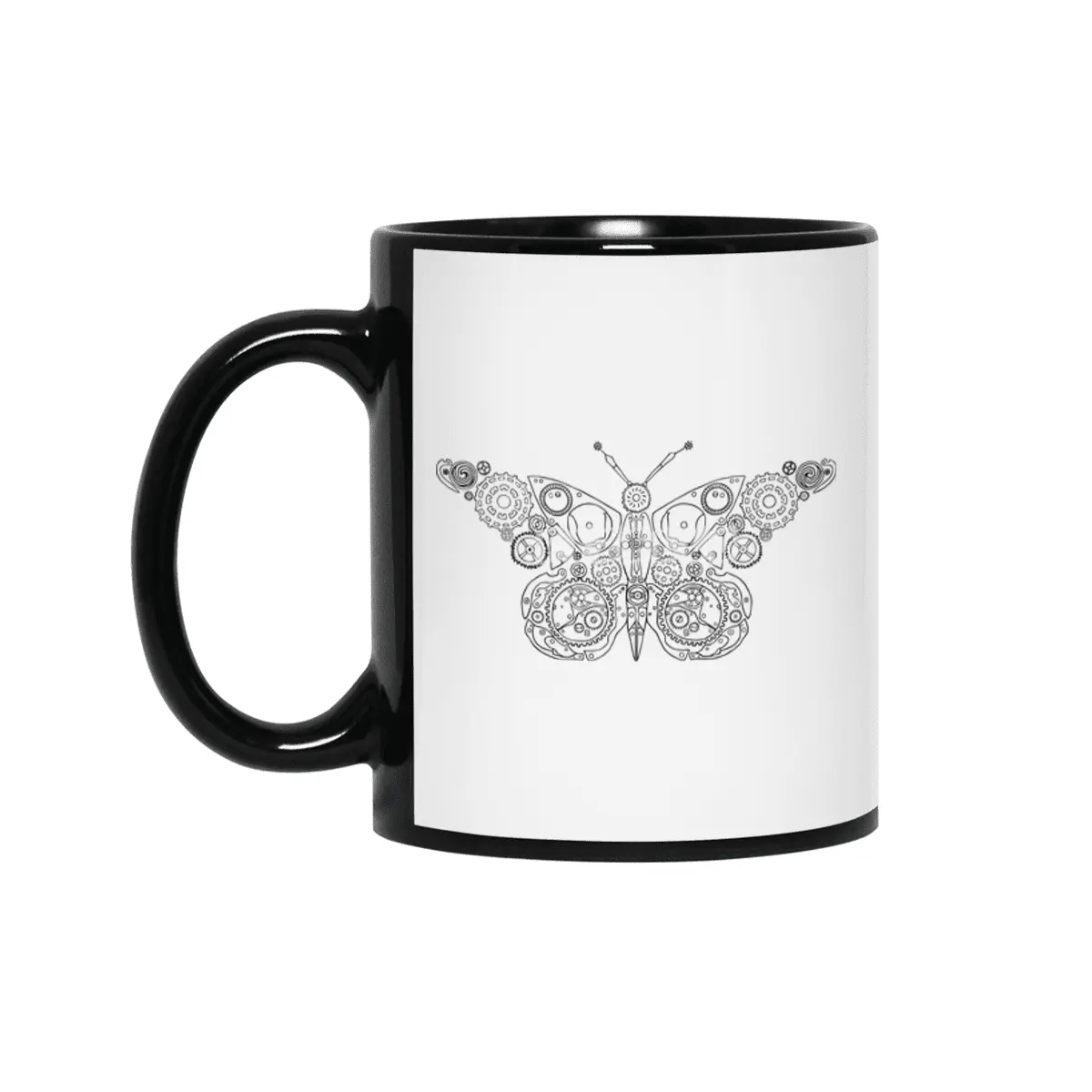 gear butterfly Siyah Kupa