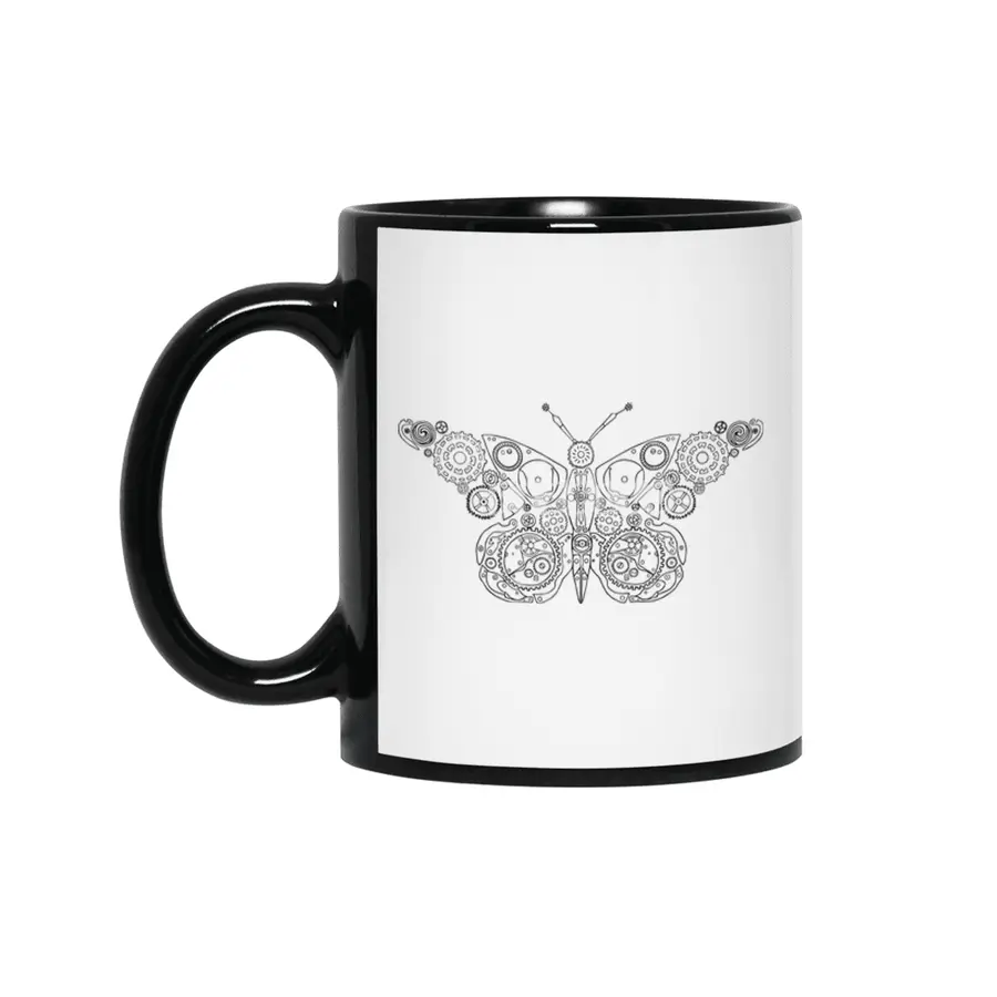 gear butterfly Siyah Kupa