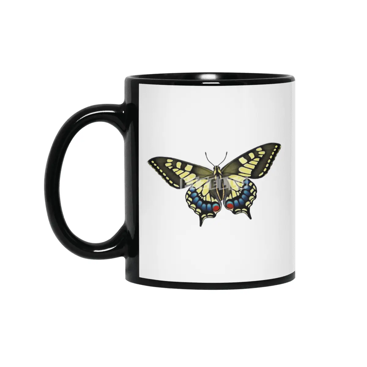 Tiger Swallowtail Butterfly Siyah Kupa
