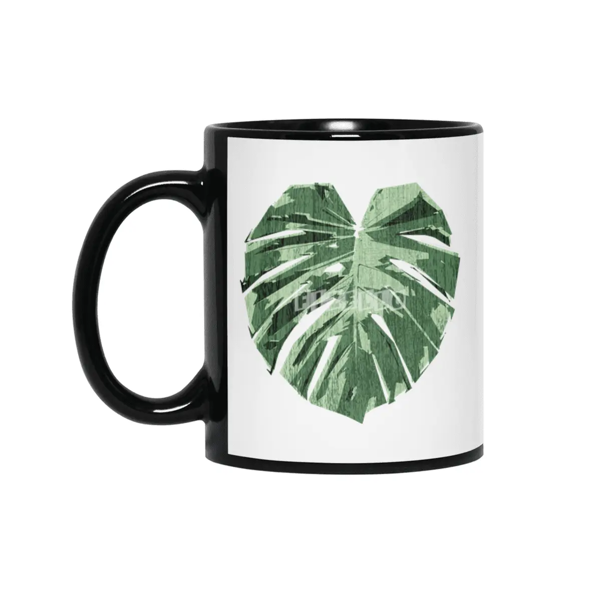 Monstera Love Siyah Kupa
