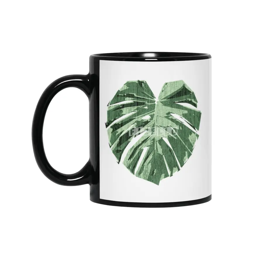 Monstera Love Siyah Kupa