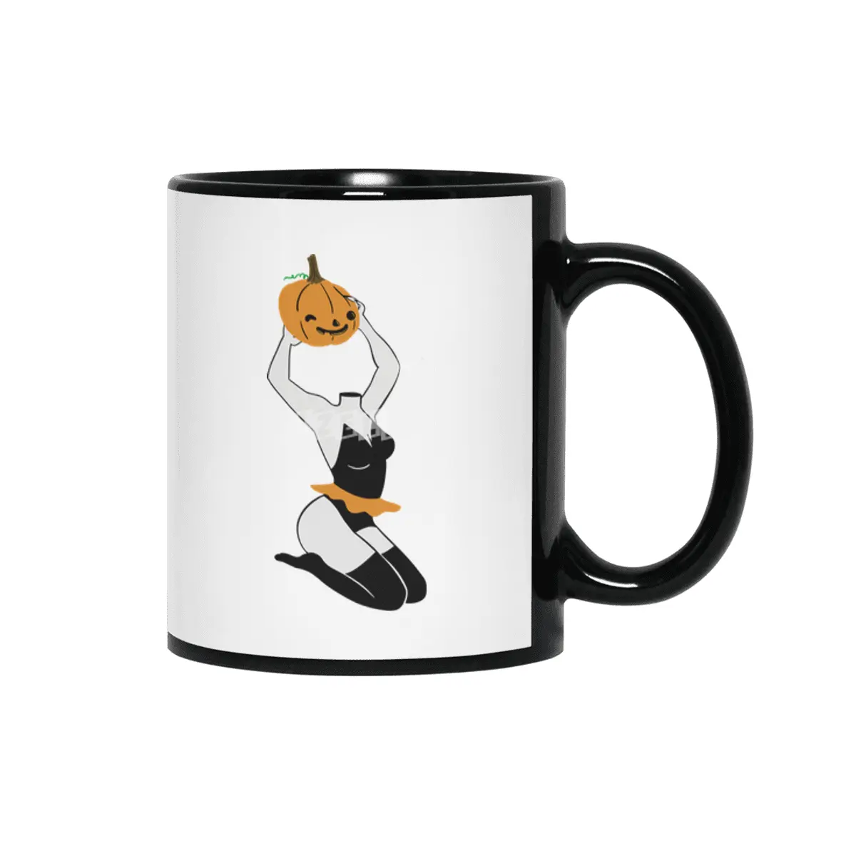 Pumpkin Head Ahh Siyah Kupa