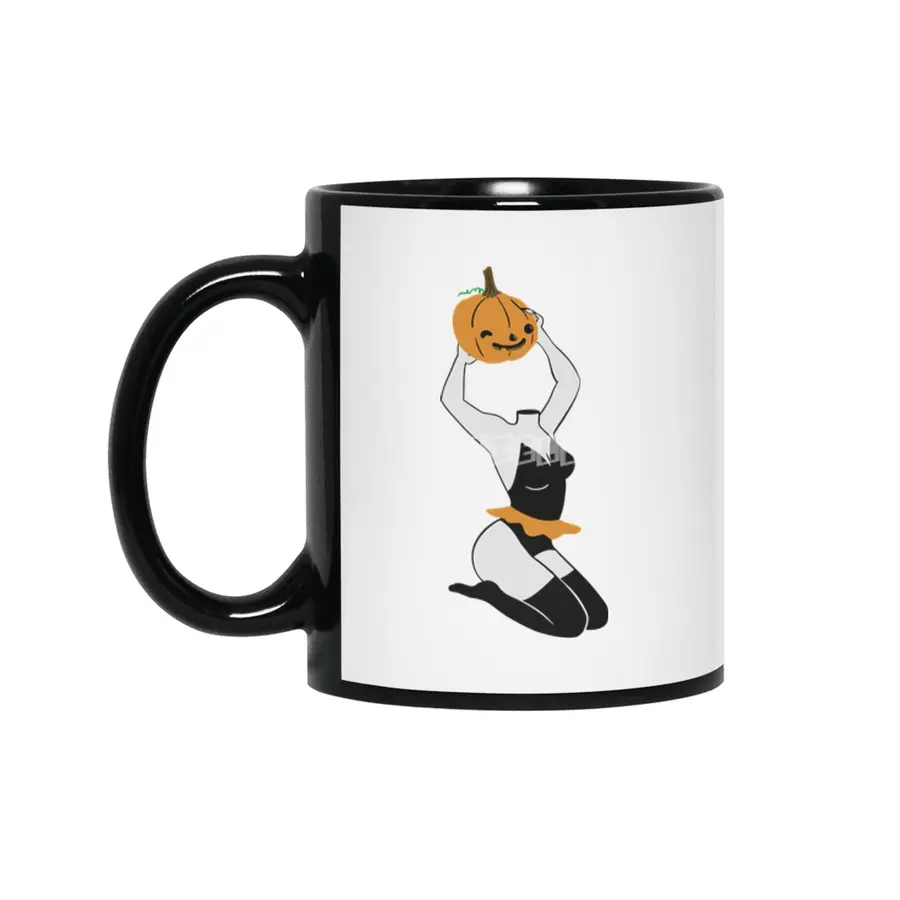 Pumpkin Head Ahh Siyah Kupa