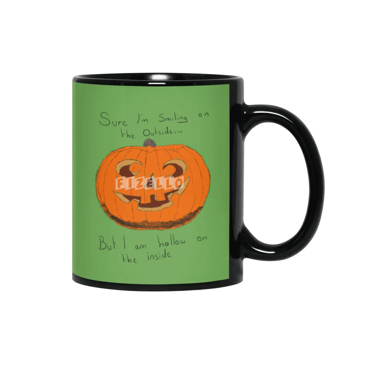 Hollow Pumpkin Siyah Kupa