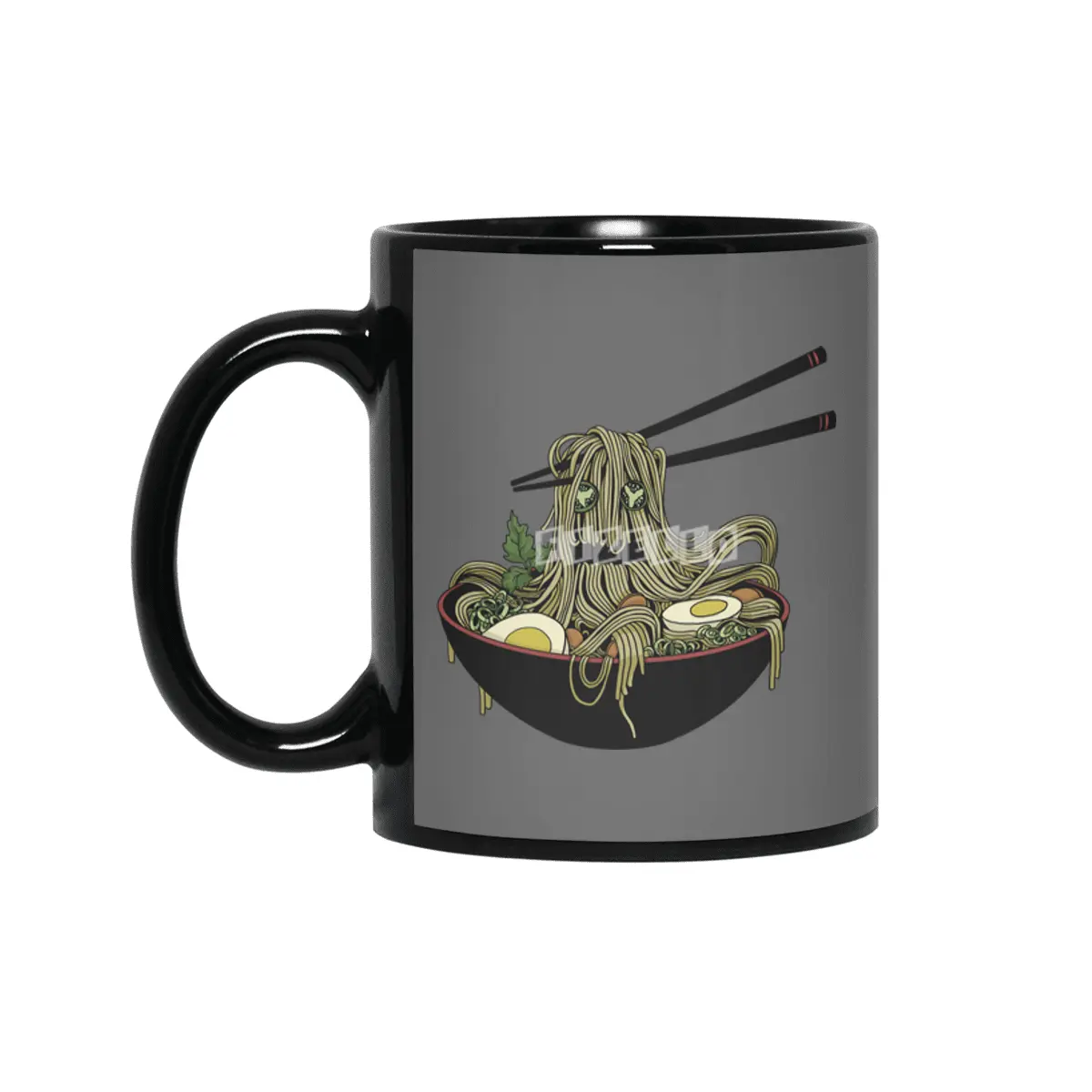 Ramen Monster Siyah Kupa