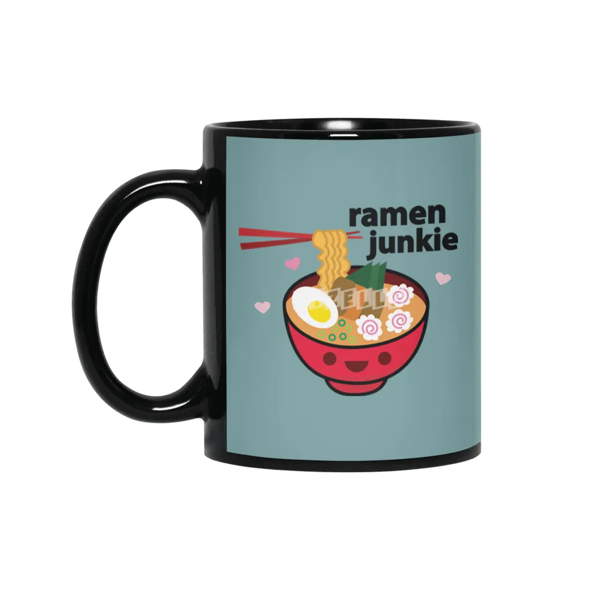 Ramen Junkie Siyah Kupa