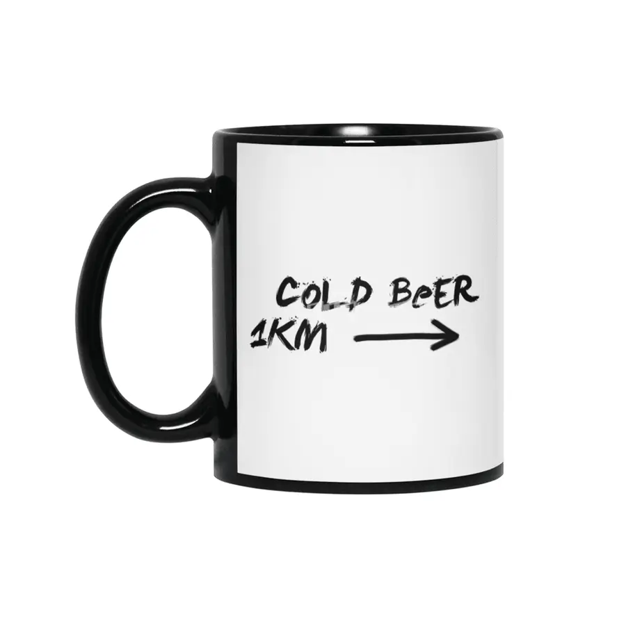 Cold beer 1km Siyah Kupa
