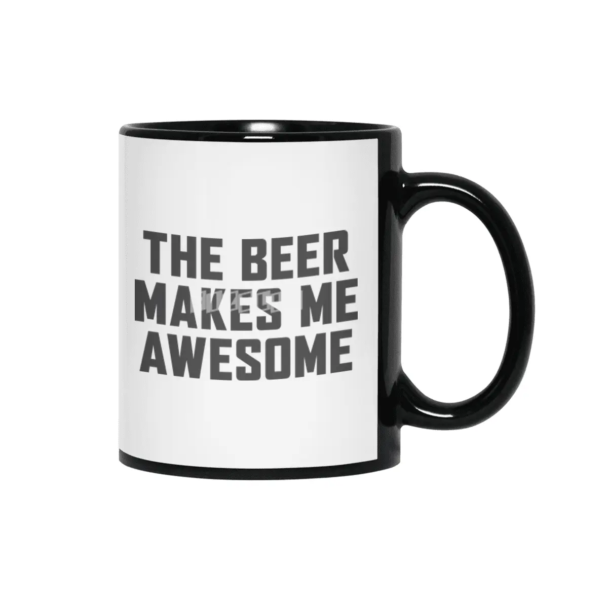 Beer Makes Me Awesome Siyah Kupa