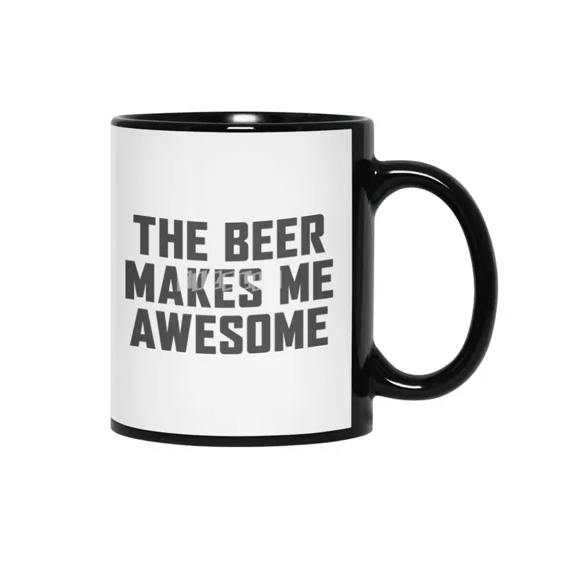 Beer Makes Me Awesome Siyah Kupa