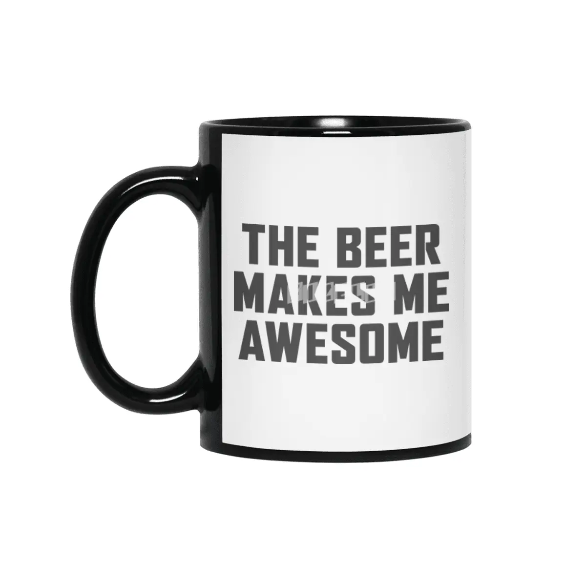 Beer Makes Me Awesome Siyah Kupa