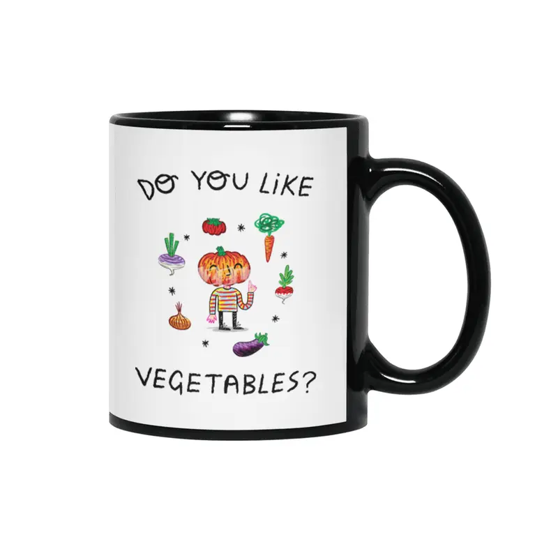 Do You Like Vegetables? Siyah Kupa