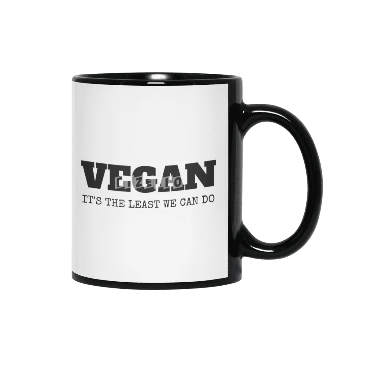 VEGAN IT'S THE LEAST WE CAN DO Siyah Kupa