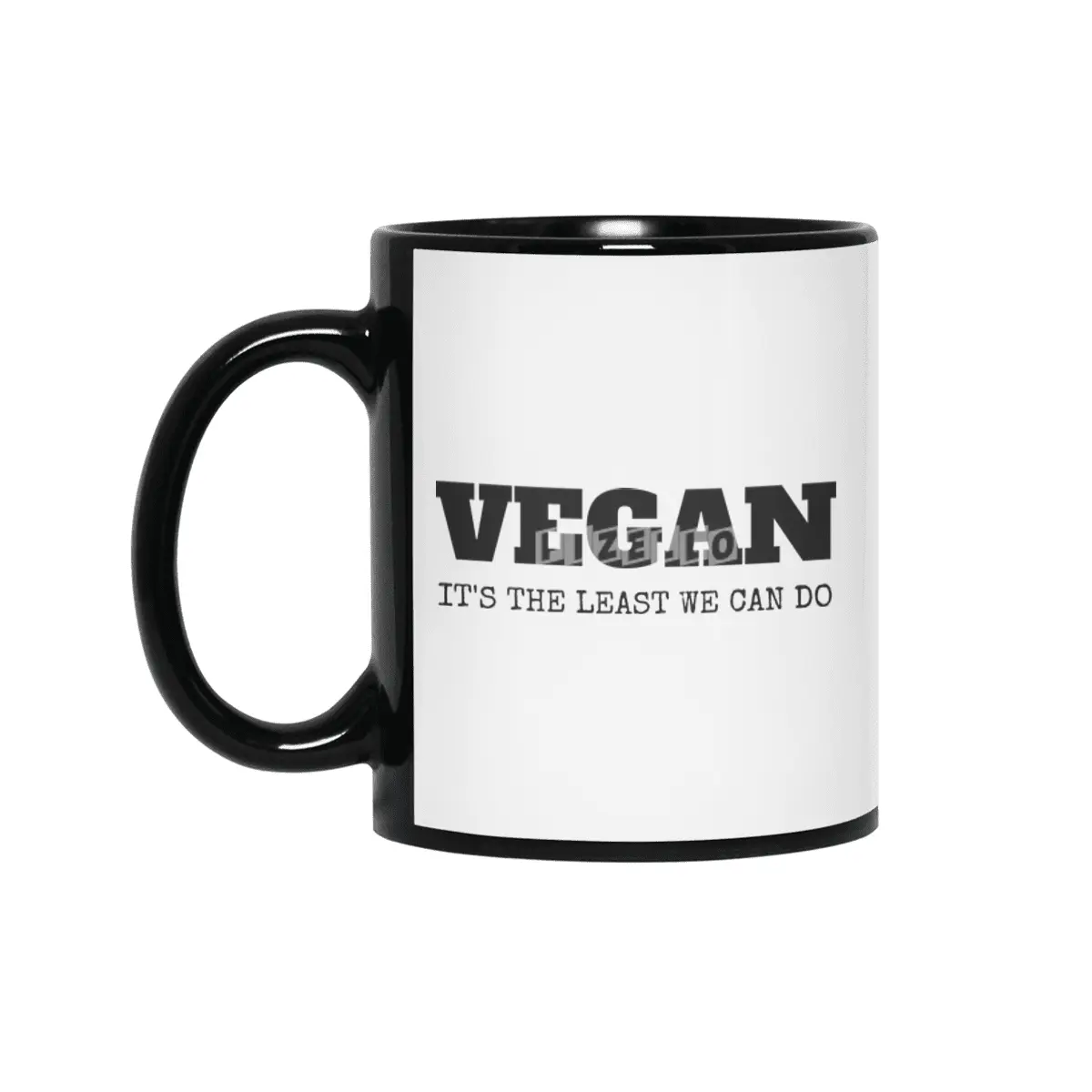 VEGAN IT'S THE LEAST WE CAN DO Siyah Kupa