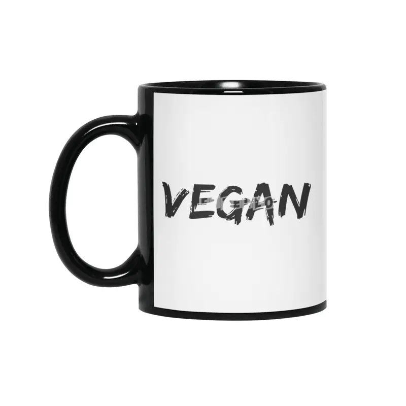 VEGAN Siyah Kupa