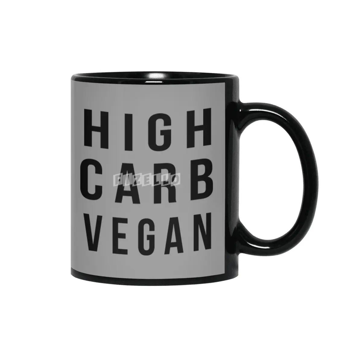 High Carb Vegan Siyah Kupa