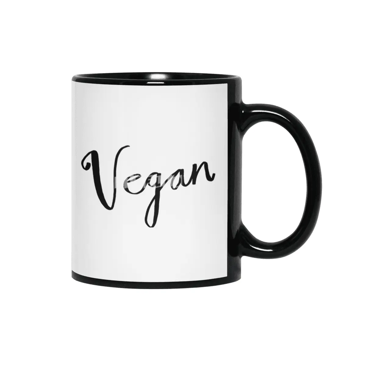 Vegan Shirt Vegan Tee Siyah Kupa
