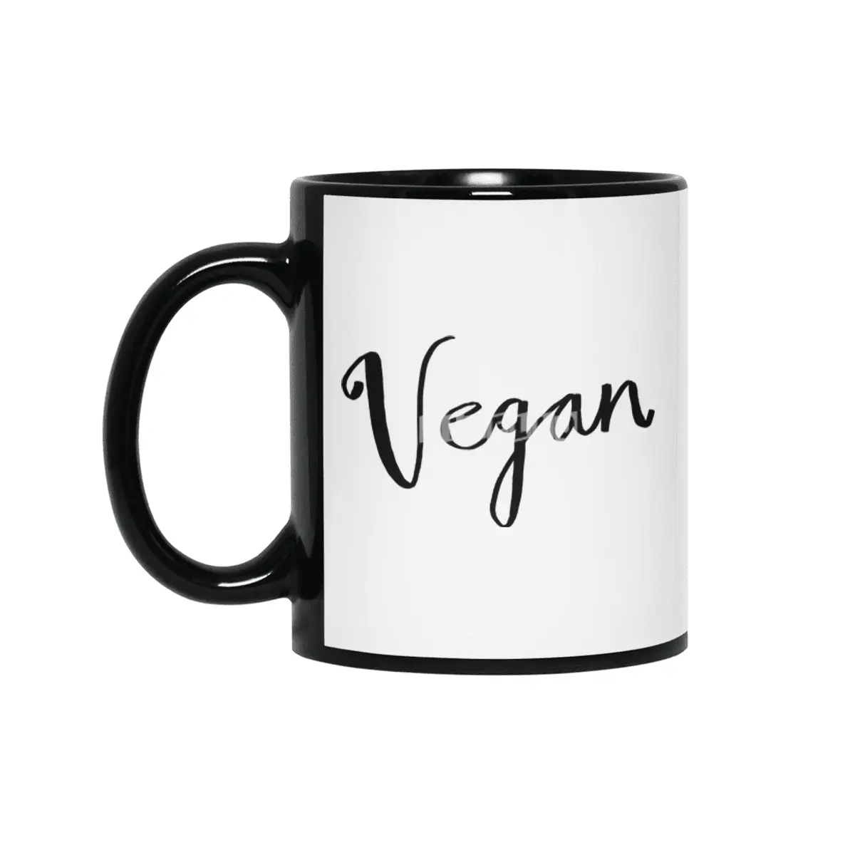 Vegan Shirt Vegan Tee Siyah Kupa