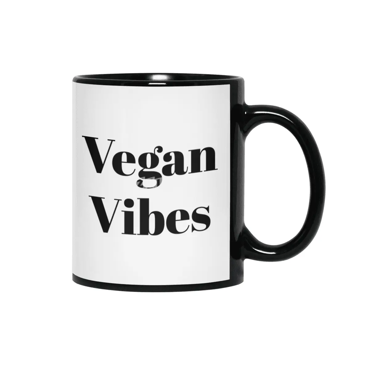 Vegan Vibes - Black Siyah Kupa