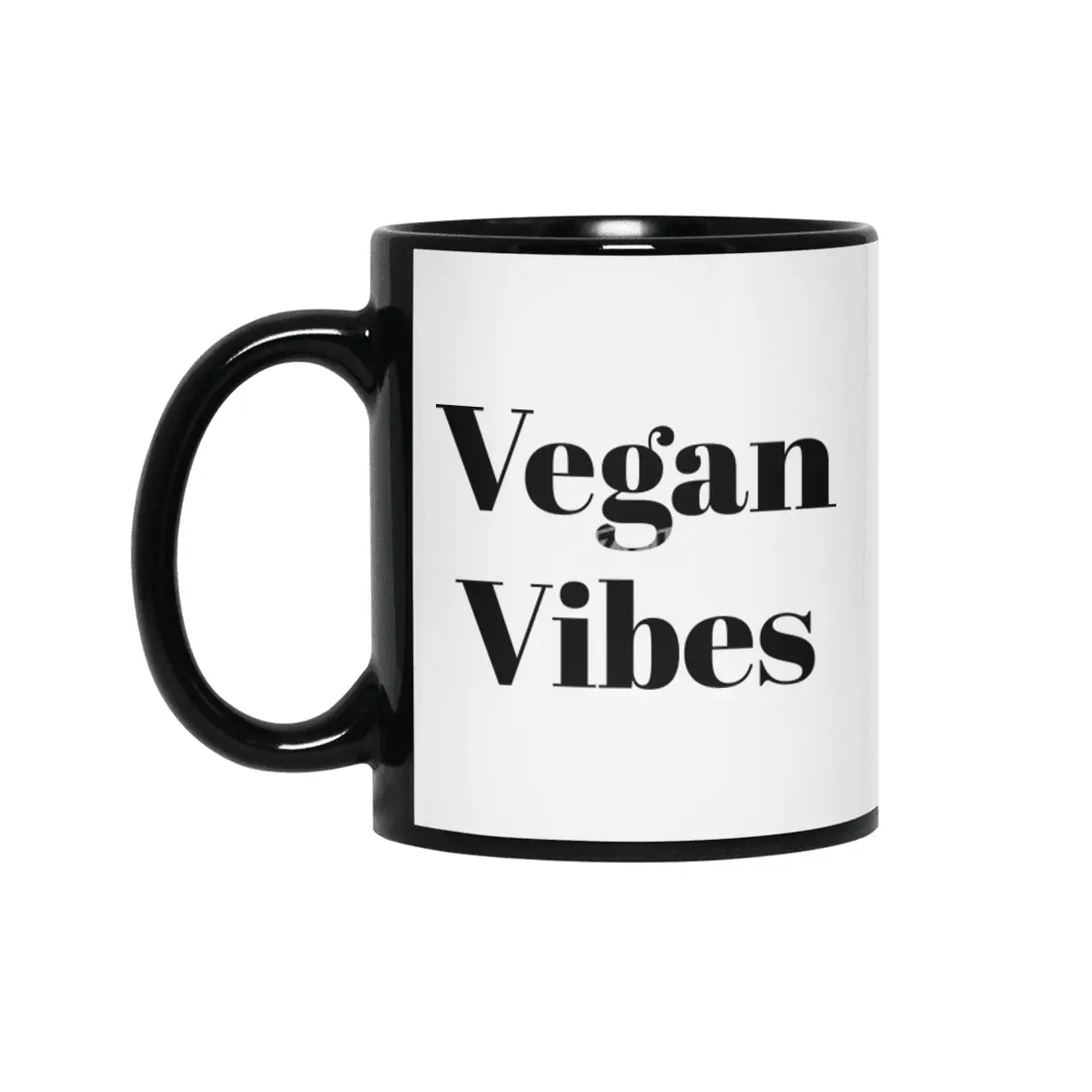 Vegan Vibes - Black Siyah Kupa