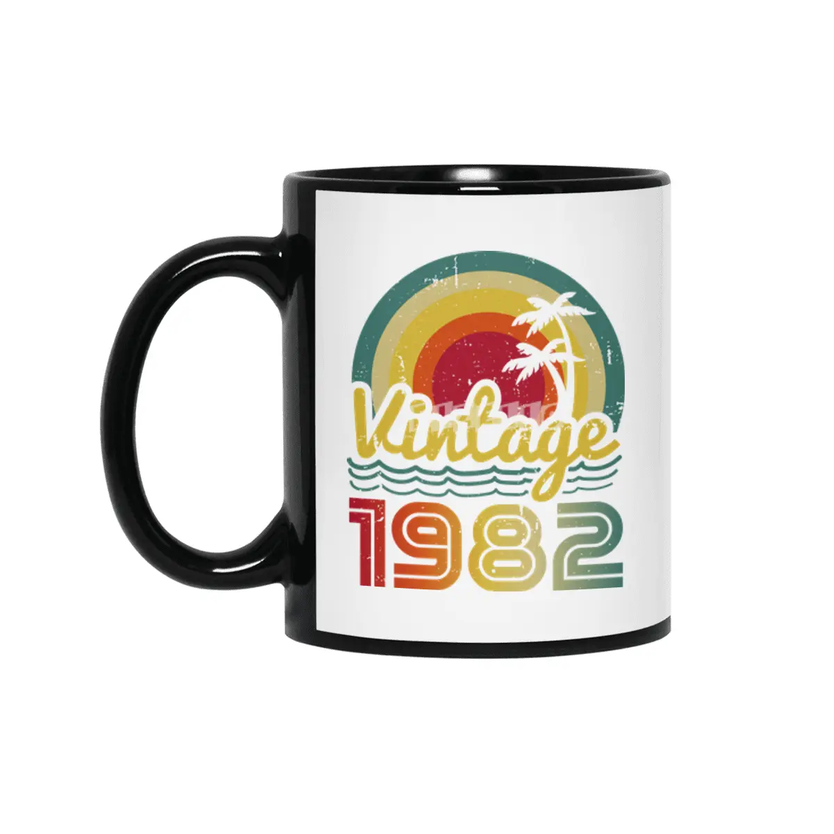 Vintage 1982 Siyah Kupa