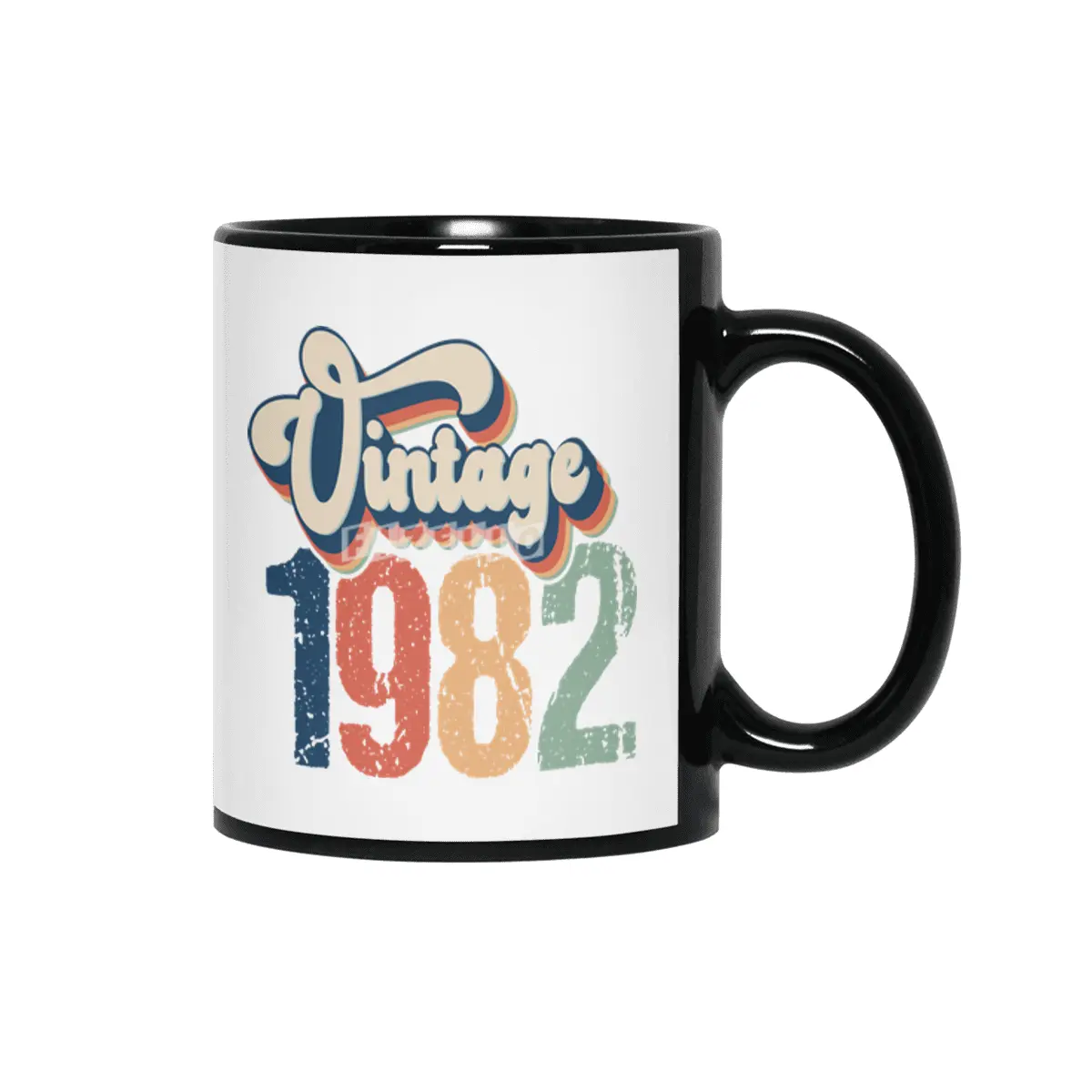 Vintage 1982 Siyah Kupa