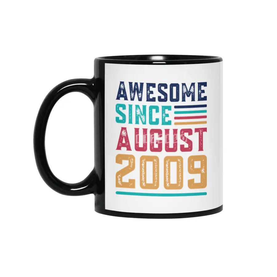 Awesome Since August 2009 Siyah Kupa