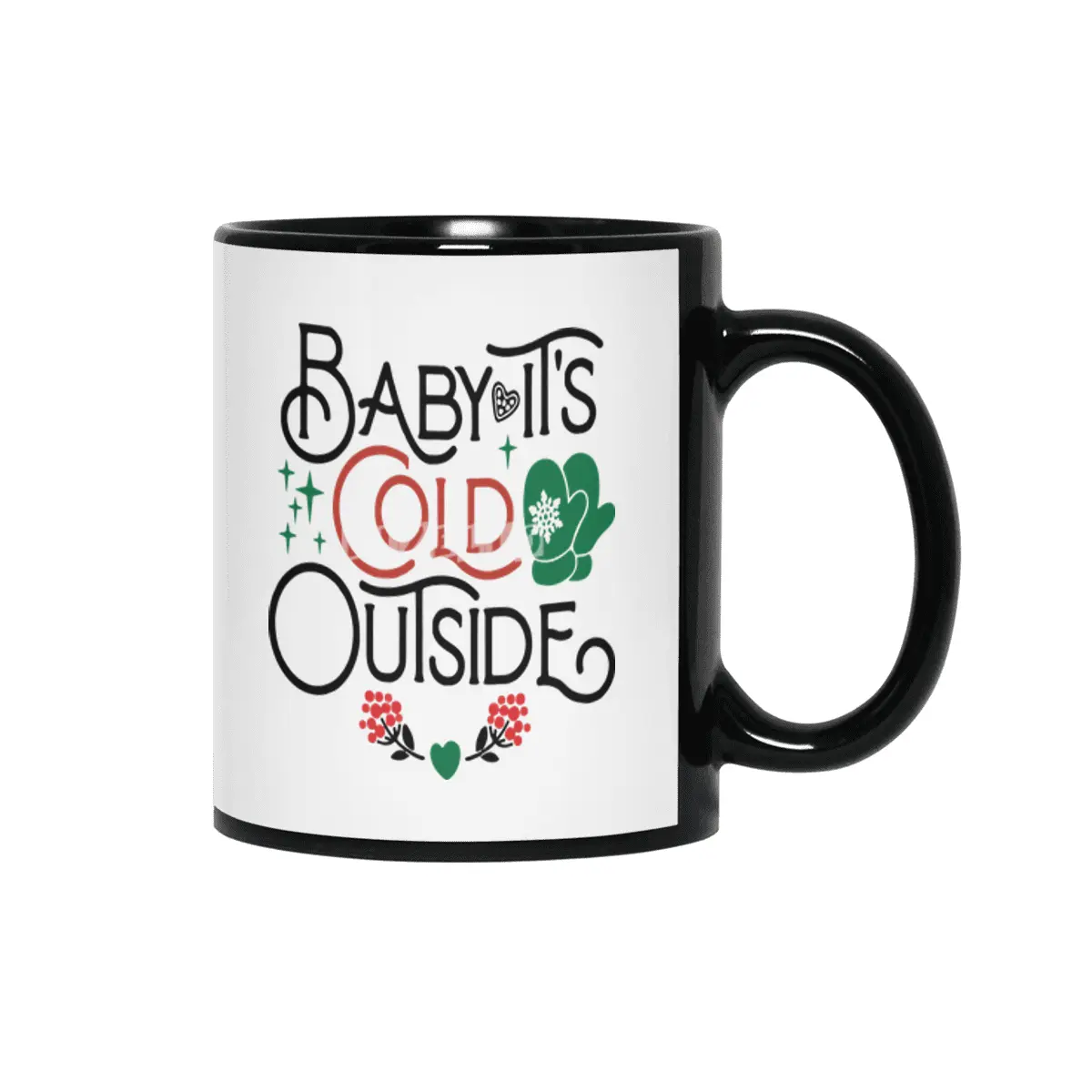 Baby It's Cold Outside Siyah Kupa