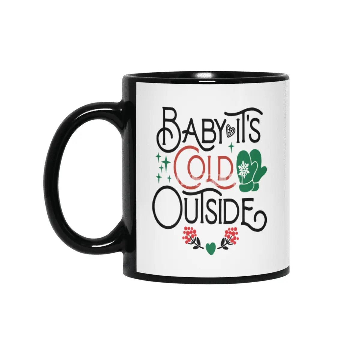 Baby It's Cold Outside Siyah Kupa