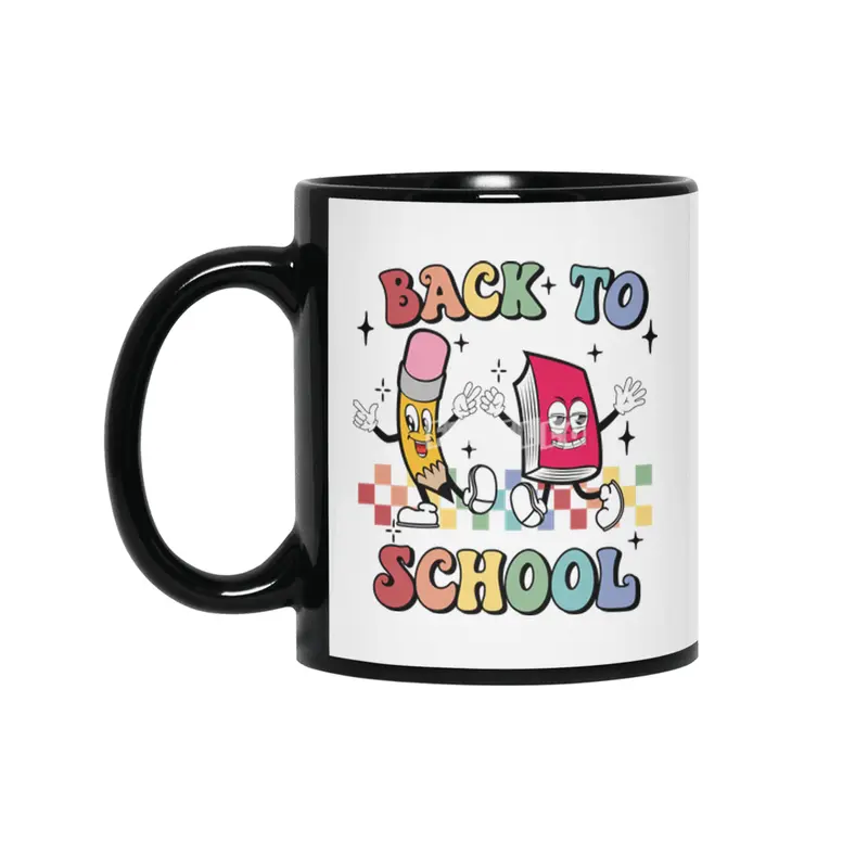 Back To School Siyah Kupa