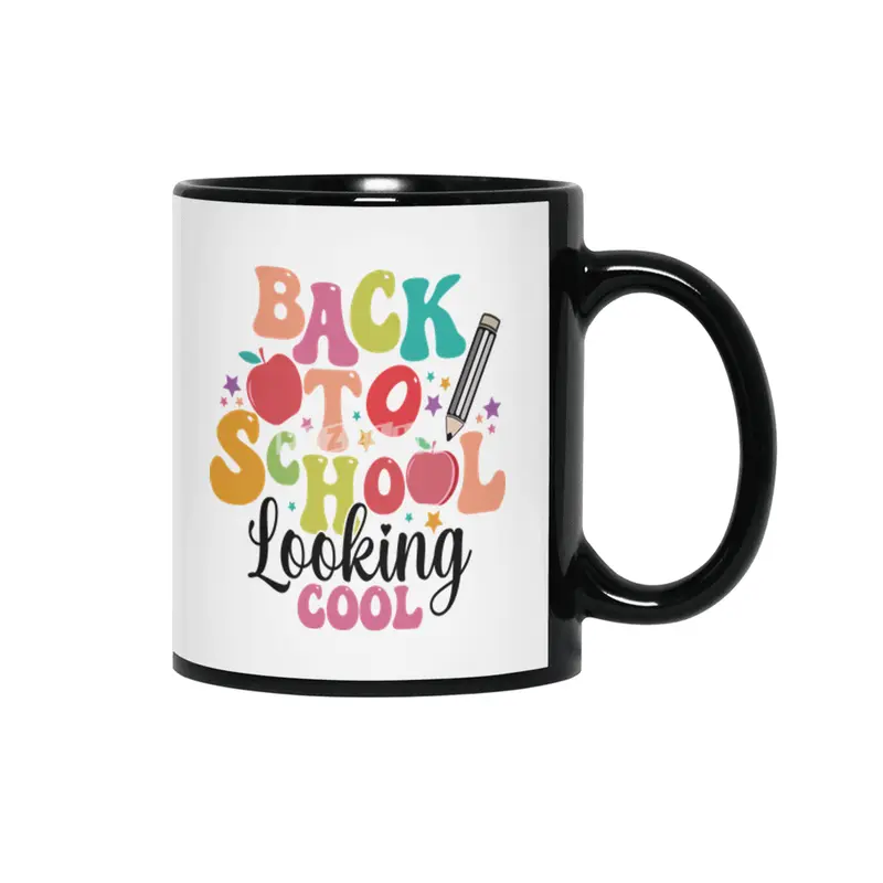 Back To School Looking Cool Siyah Kupa