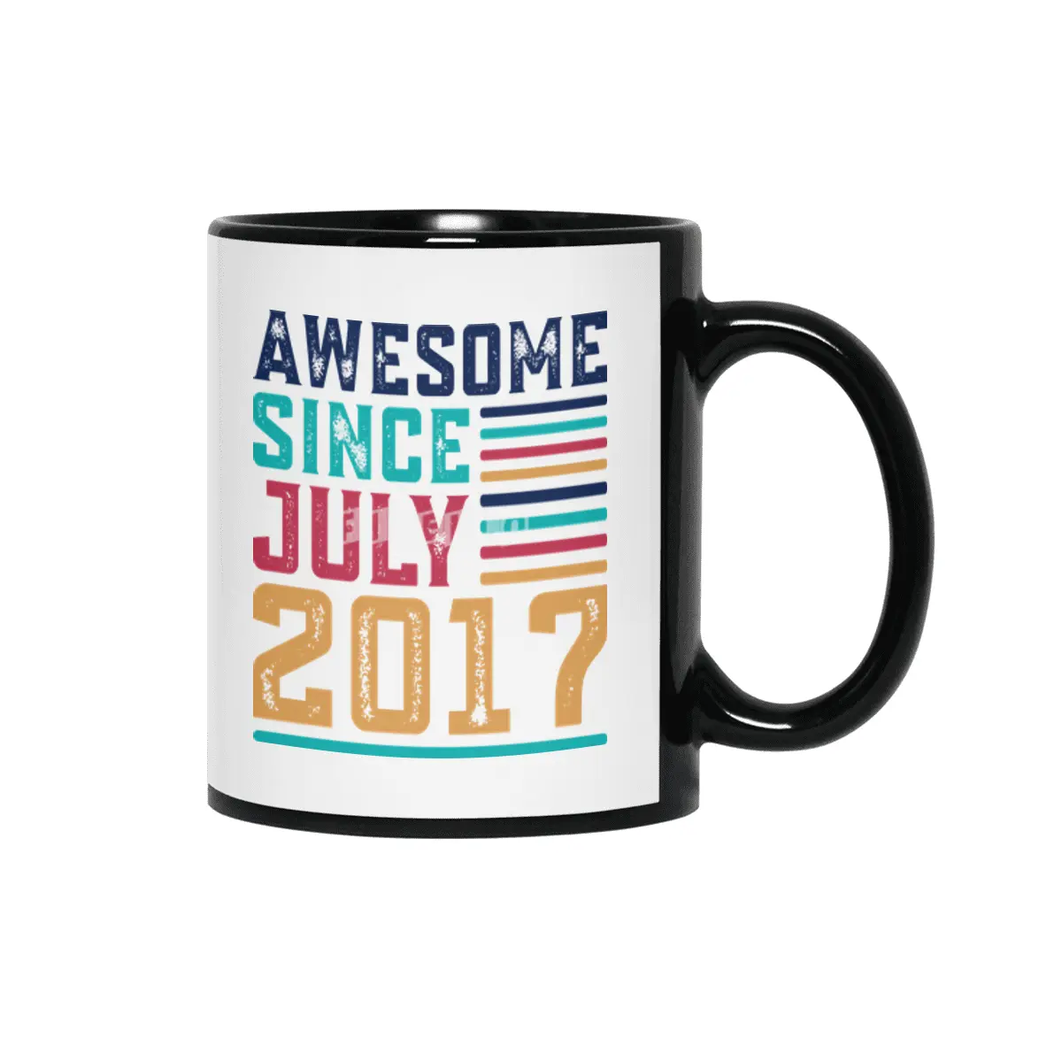 Awesome Since July 2017 Siyah Kupa