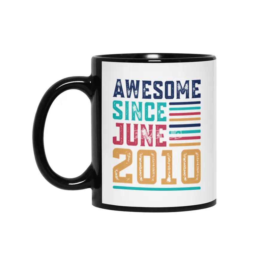 Awesome Since June 2010 Siyah Kupa