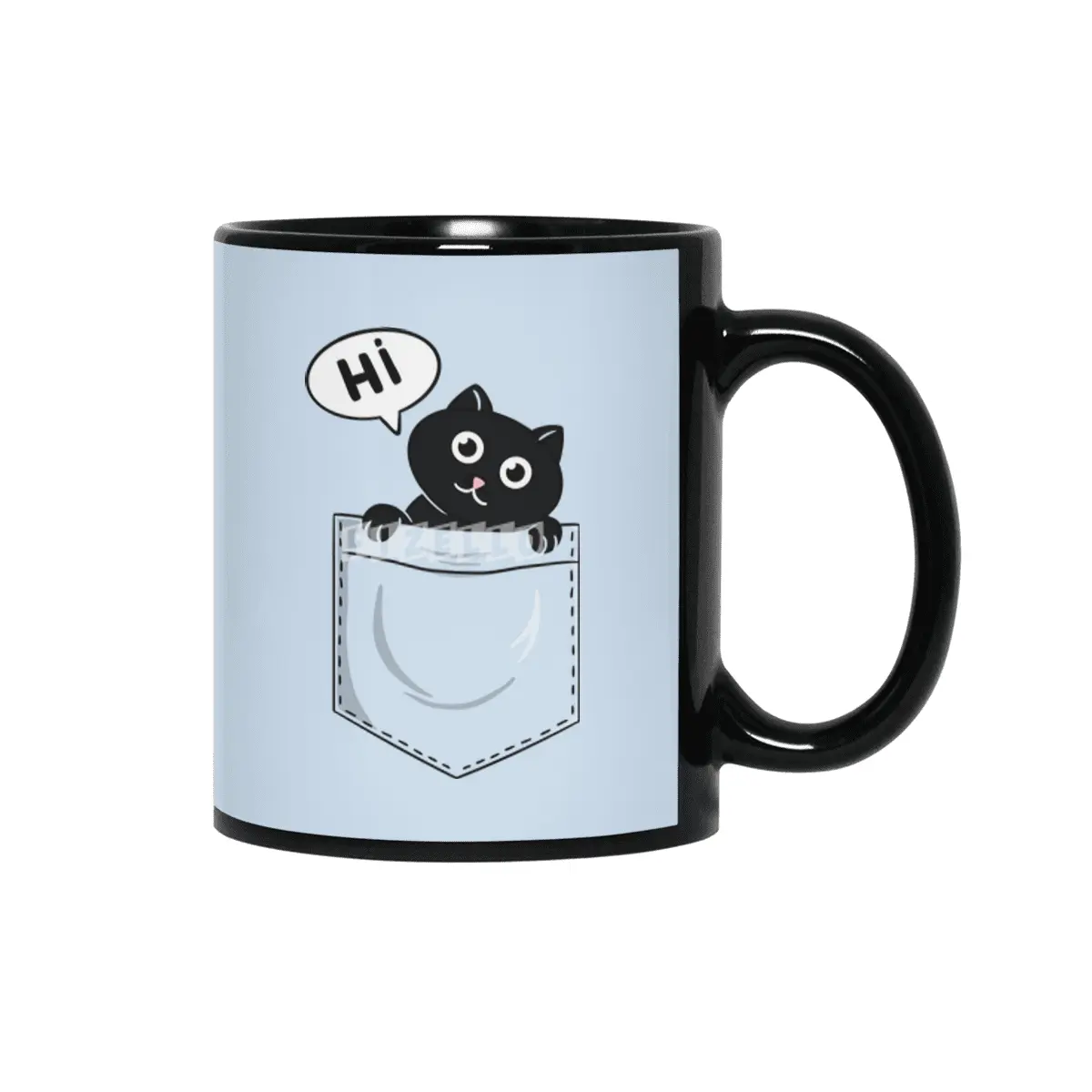 Cat pocket hi Siyah Kupa