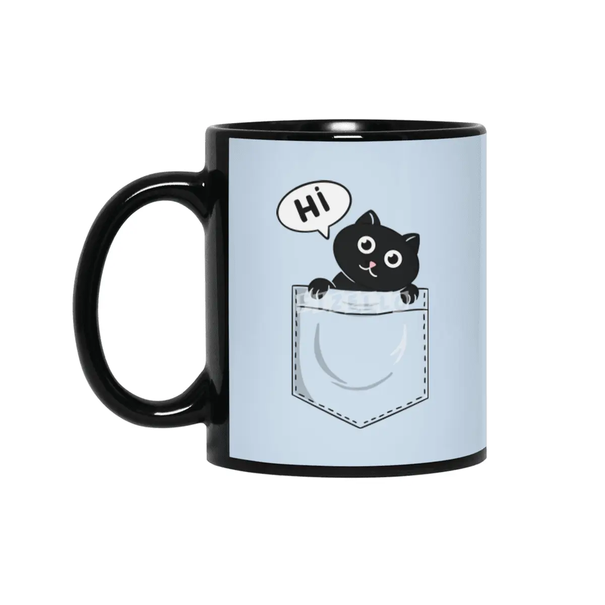 Cat pocket hi Siyah Kupa