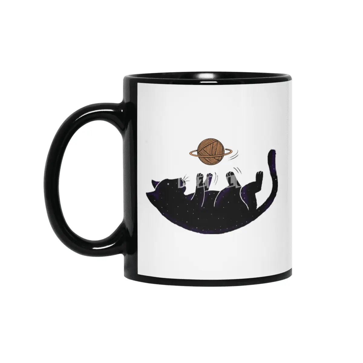 Cat space Siyah Kupa