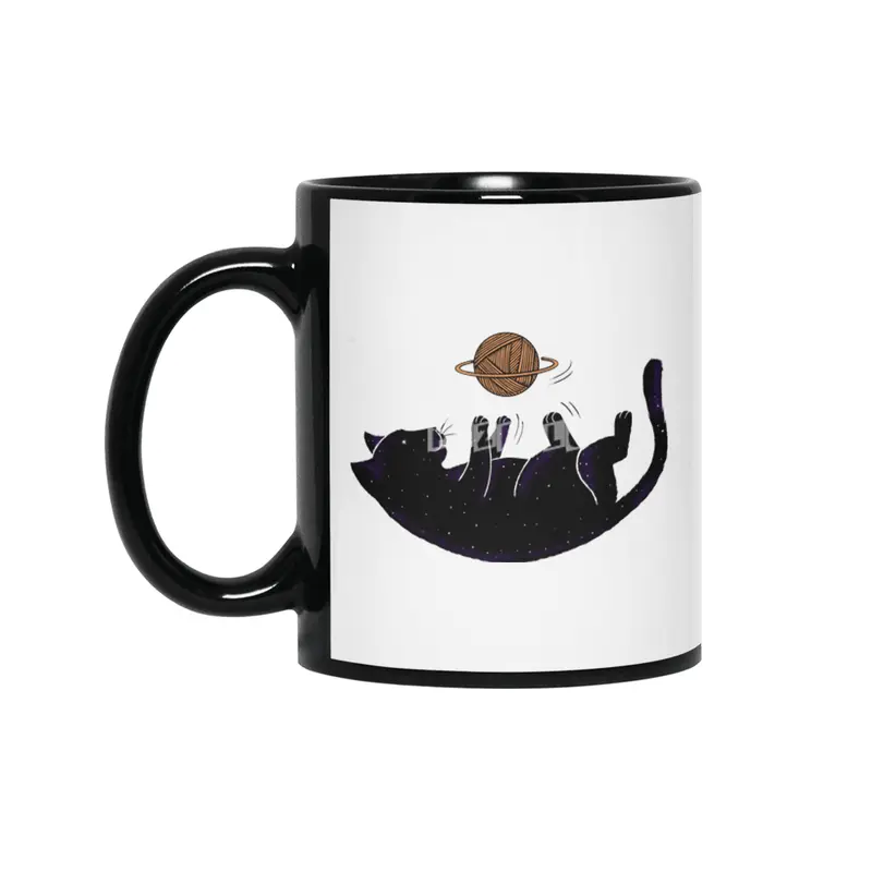 Cat space Siyah Kupa