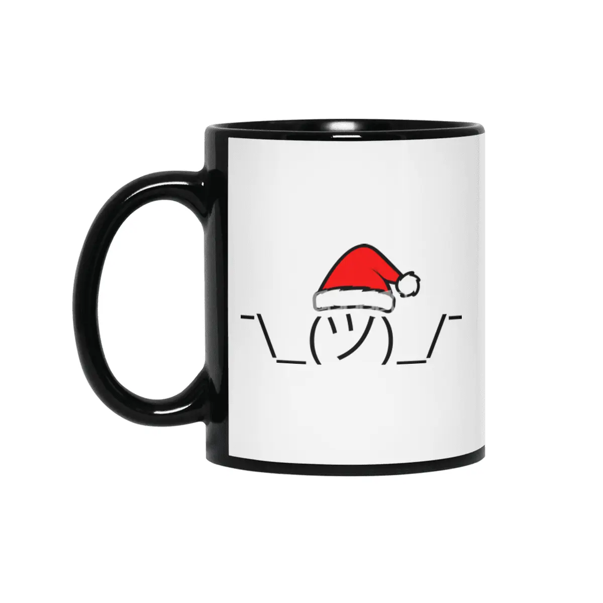 Christmas shrug Siyah Kupa