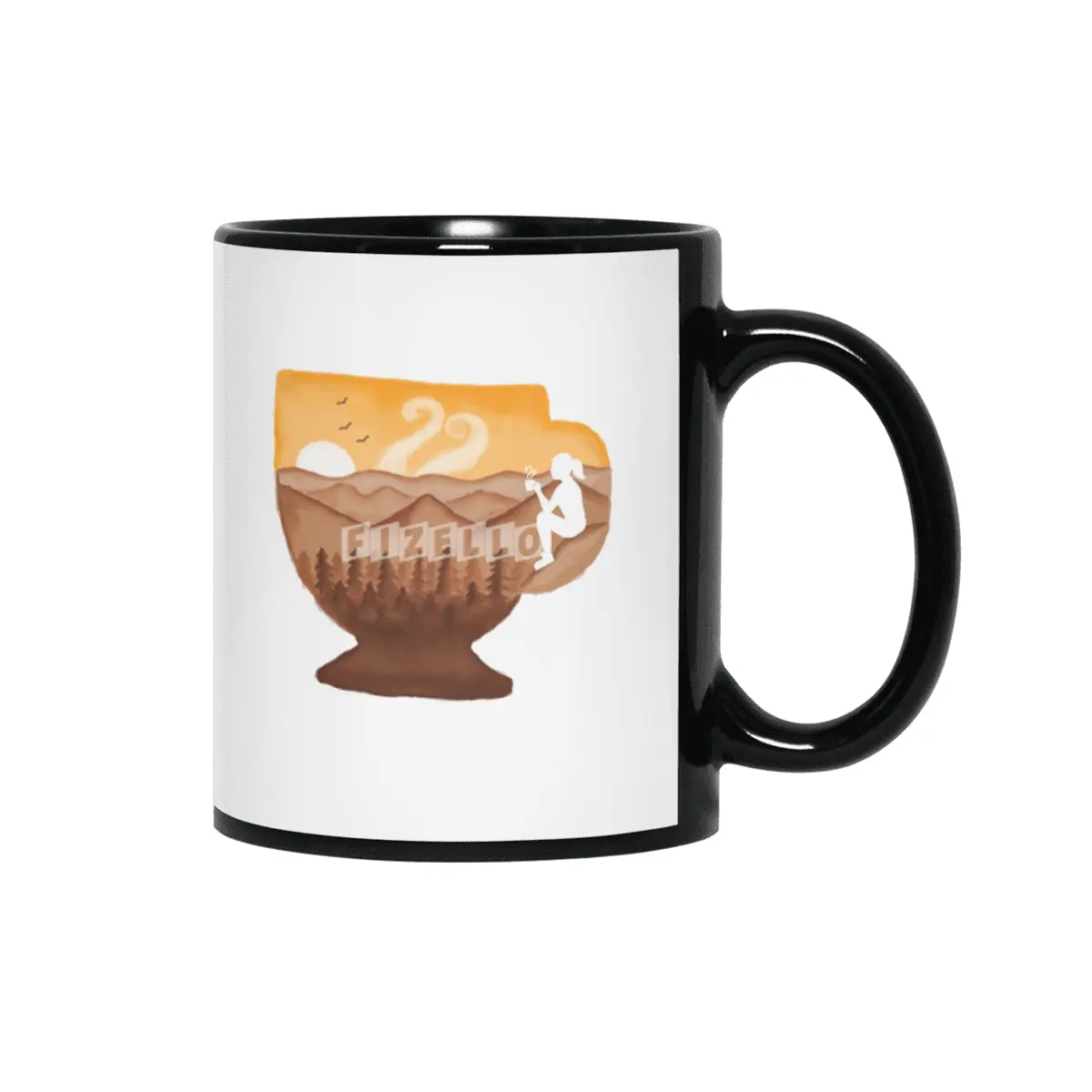 coffee Nature Siyah Kupa