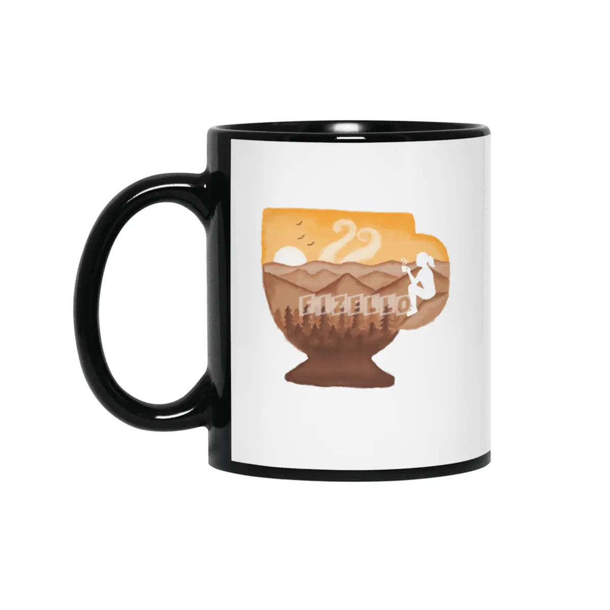 coffee Nature Siyah Kupa